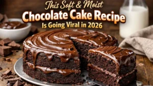 This Soft & Moist Chocolate Cake Recipe Is Going Viral in 2026