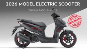 2026 Model Electric Scooter with 198KM mileage launched, available for just Rs 49,999, check features and all details