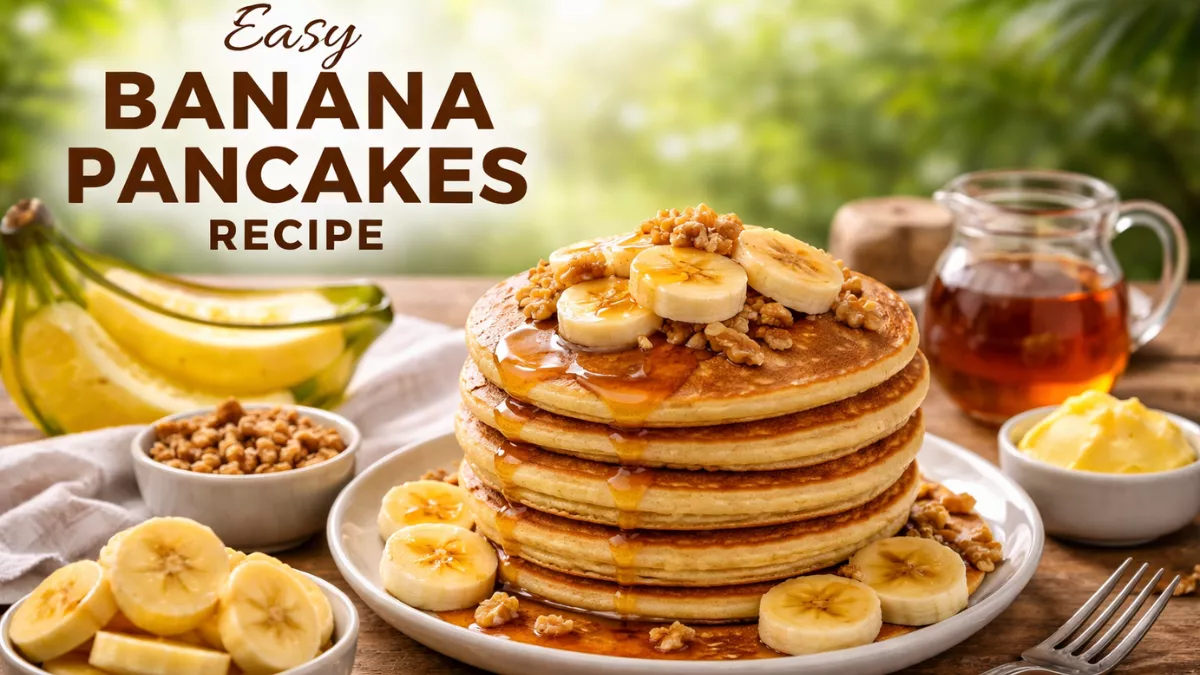 Easy Banana Pancakes Recipe