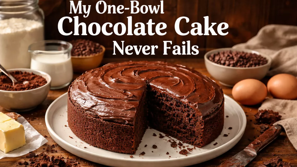 My One-Bowl Chocolate Cake Never Fails